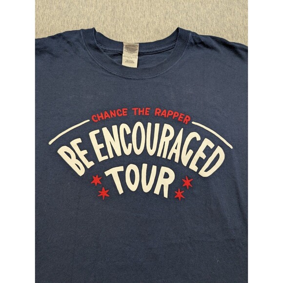 Chance The Rapper "Be Encouraged Tour" 2017 T-Shirt Adult Large - Picture 2 of 8